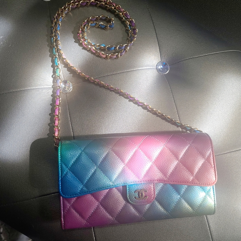 Chanel 🧜‍♀️ Mermaid Classic Flap 🧜‍♂️ Maltese Wallet with matching Chain.